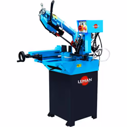 Leman - Scie à ruban métal automatique 170mm 900W monophasé - SRM170 Les avantages de la Scie à ruban Leman SRM170 sont : - B ...