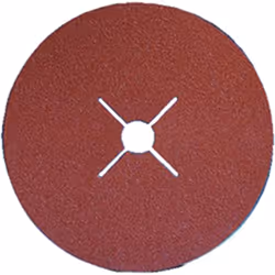DISQUE FIBRE CERAMIQUE D.125X22.23 GR 80 Forte capacité d'enlèvement. Support en fibres souple très résistant. Traitement ant ...