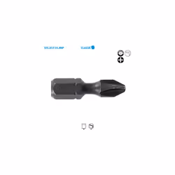 Embout de vissage série 1/4'' - PHILLIPS® impact Classic PH N°3 Long. 25 Boite de 15