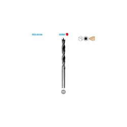 Foret hélicoïdal hss bois perçage Expert ø 5 Long. 86 Long. Utile 52mm