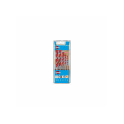 Coffret 5 forets cylindriques hm d. 4,5,6,8,10 mm pour multi-materiaux - Leman