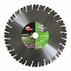 Leman - Disque diamant segments granit, pierre naturelle Diam 350 x 20 x h 12 mm