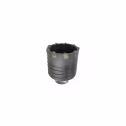 Leman - Trépan carbure SDS-Max cône 1/8 béton 125x75mm 12 dents • Attanchement cônique 1/8 • Longueur totale 100 mm • Longueu ...