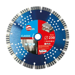Disque diamant segments béton armé Diam 350 x 20 x h 12 mm - Leman