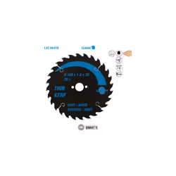 Lame de scie circulaire pour machine sans fil Classic ø 160 Alésage 20 Ep. 1,6/1mm