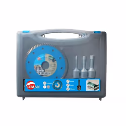 Kit carrelage spécial meuleuse LEMAN KITCAR.125 Ce kit carrelage spécial meuleuse - KITCAR.125 de la marque Leman est idéal p ...