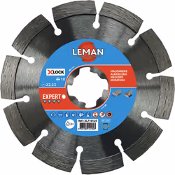 DISQUE DIAMANT SEGMENTS BETON ARME 125 XLOCK HT10 SYSTÈME RAPIDE XLOCK Système X-LOCK pour un changement rapide et facile san ...