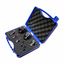 Coffret de 6 Trépans diamantés LEMAN M14 GRES CERAME Ø6/8/28/35/50/68Trépans rapides et confortables sur meuleuse. Pour des t ...