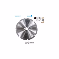 Lame de scie circulaire diamant 160 x 20 x 1,8 - 8 dents - LEMAN - 350TF.160.1808