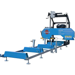 Leman - Scie à grume thermique SAG660 660mm 15CV banc 2000mm avec rallonge 2000mm