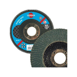 Leman - 10 x Disques double lamelles zirconium 125 mm Grain 120