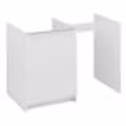 Meuble bas kitchenette - MODERNA - ABCE100D05 - 100cm - 1 porte - Niche réfrigérateur