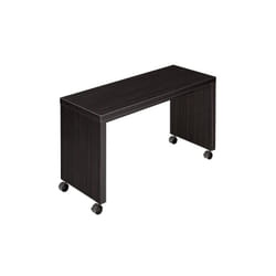 Retour bureau mobile l 100 x p 40 cm Milano noir ébène - Maxiburo