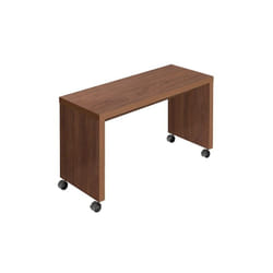 Sans Marque - Retour bureau mobile l 100 x p 40 cm Milano noyer - Maxiburo