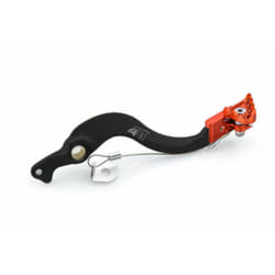 A.R.T. Pédale de frein Factory aluminium anodisé noir/embout orange KTM/Husqvarna