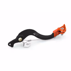 A.R.T. Pédale de frein Factory aluminium anodisé noir/embout orange KTM/Husqvarna