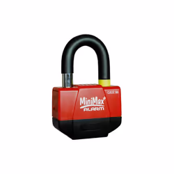 VECTOR Bloque-disque avec alarme MiniMax+ Alarm (100dB) - Ø16mm / 55x40mm - Classe SRA, jaune