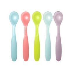 Badabulle Lot de 5 cuillères souples 2ème âge