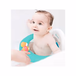 Badabulle B022002 siège de bain pour bébé Garçon/Fille Bleu, Blanc Polypropylène (PP)