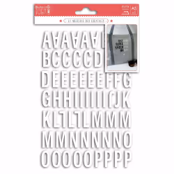 Toga Lettres thermocollantes - Blanc
