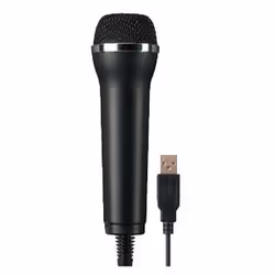 Hobby Tech - Microphone filaire professionnel USB compatible Wii - Wii-U - PS3 - PS4 - XBOX 360 - PC