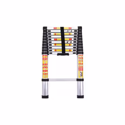 Echelle Télescopique Extensible en Aluminium 3,2m Très léger, facile à stocker, à transporter et à utiliser, cette échelle pe ...