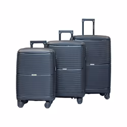 Daniel Hechter – Set de 3 valises 36 66 et 102L black Monaco