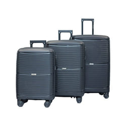 Daniel Hechter – Set de 3 valises 36 66 et 102L black Monaco