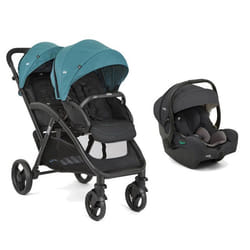 JOIE - Poussette DUO EVALITE double Capri + I-gemm 3 Shale