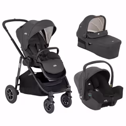 JOIE - Poussette TRIO Versatrax + I-Snug 2 + Nacelle Ramble XL Shale