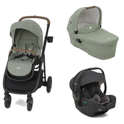JOIE - Poussette TRIO Versatrax Laurel + I-Gemm 3 Shale + Nacelle Ramble XL Laurel