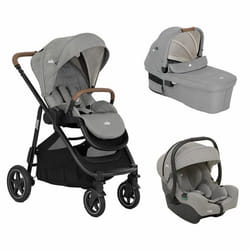 JOIE - Poussette trio Versatrax + I-Gemm 3 + Nacelle Ramble XL Pebble