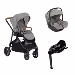 JOIE - Poussette DUO Versatrax + I-Gemm 3 Pebble + Base Encore