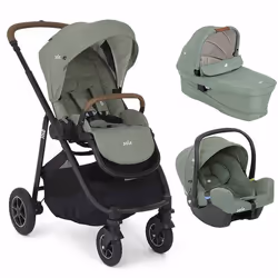 JOIE - Poussette trio Versatrax + Siège-auto I-Snug 2 + Nacelle Ramble XL - Laurel