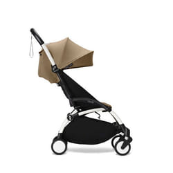 STOKKE - Poussette YOYO 3 Pack 6+ Toffee / Cadre Blanc