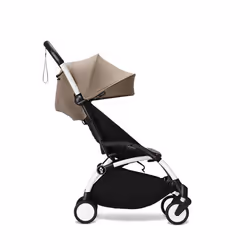 STOKKE - Poussette YOYO 3 Pack 6+ Taupe / Cadre Blanc