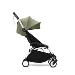 STOKKE - Poussette YOYO 3 Pack 6+ Olive / Cadre Blanc