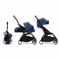 STOKKE - Poussette YOYO 3 Pack 0+ et 6+ Air France / Cadre Noir