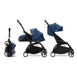STOKKE - Poussette YOYO 3 Pack 0+ et 6+ Air France / Cadre Noir