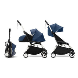 STOKKE - Poussette YOYO 3 Pack 0+ et 6+ Air France / Cadre Blanc