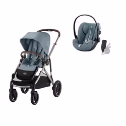 CYBEX - Poussette DUO Gazelle S TPE  + Cloud G Plus Stormy Blue
