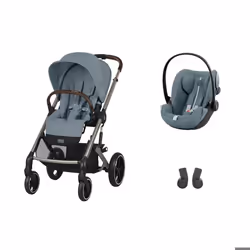 CYBEX - POUSSETTE DUO Balios S Lux TPE Stormy Blue + Cloud G I-Size Plus Stormy Blue