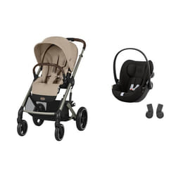 CYBEX - Poussette DUO Balios S Lux Almond beige + Cloud G Magic Black