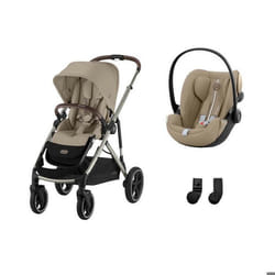 CYBEX - Poussette DUO Gazelle S TPE  + Cloud G Plus Almond Beige