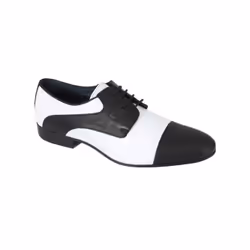 Derbies en cuir - couleur : Noir