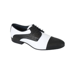 Derbies en cuir - couleur : Noir