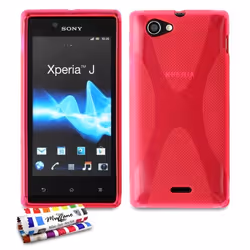 Coque Le X SONY XPERIA J Rose