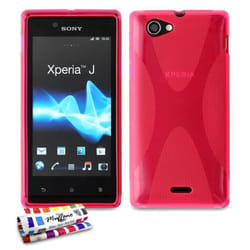 Coque Le X SONY XPERIA J Rose