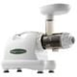 Extracteur de jus horizontal OMEGA 8224 - Blanc - 80 tours/min - 180W - Double tamis breveté - Garantie 15 ans