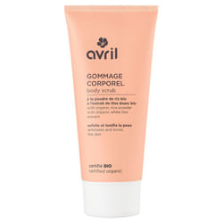 AVRIL Gommage Corps Exfoliant Nourrissant - 200ml - Soin Exfoliant pour une Peau Douce et Lisse au Naturel